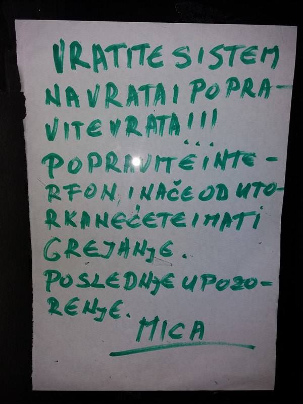 SLUČAJ JEDNE MILICE